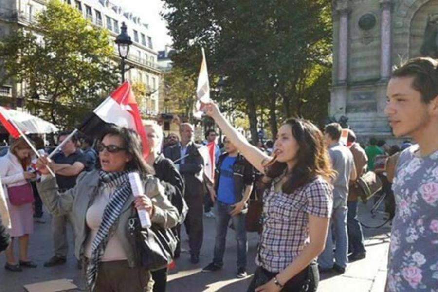 Manifestación en París